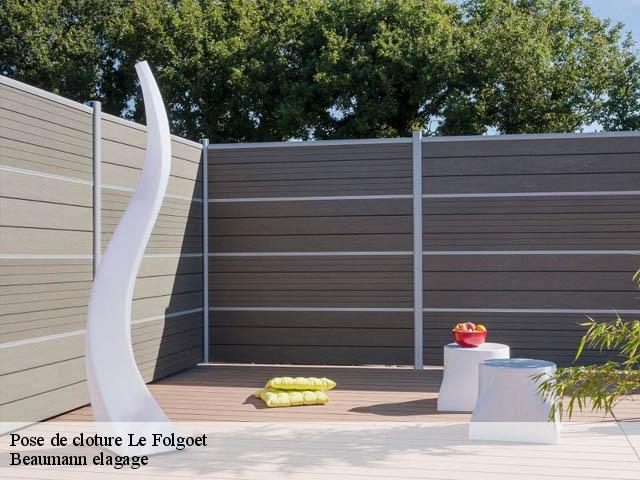 Pose de cloture le-folgoet-29260 Beaumann elagage