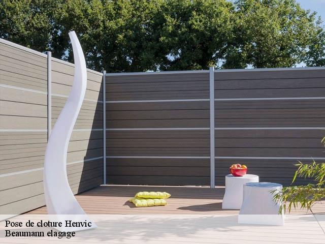 Pose de cloture henvic-29670 Beaumann elagage